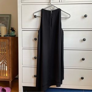 Little Black Asymmetric Hem Dress